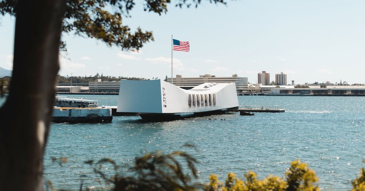 the uss arizona memorial over pearl harbor waters a tribute 1 3