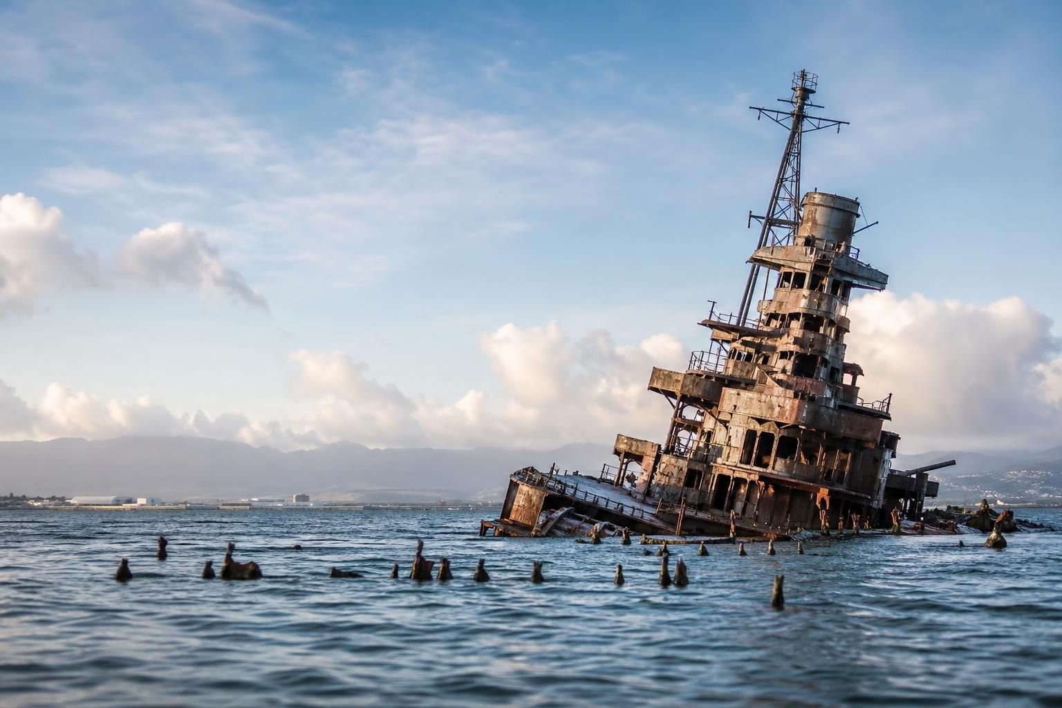 how many ships were sunk at pearl harbor